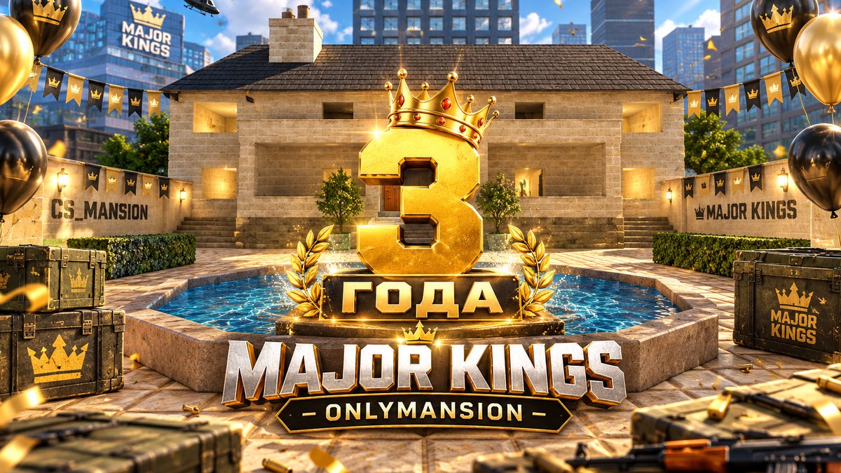 Major Kings — нам 3 года! Празднуем вместе!